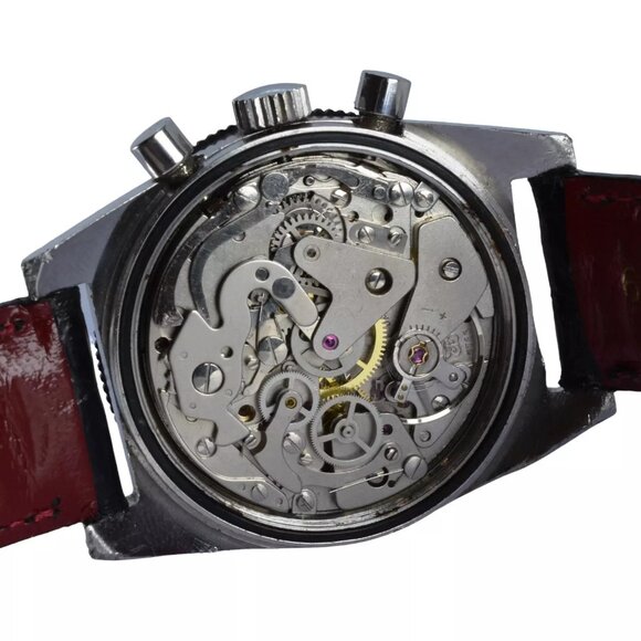 Rare Dixi Militaria Men's 38mm Manual Chronograph Watch 1006-10 Valjoux 7733! - Picture 9 of 10